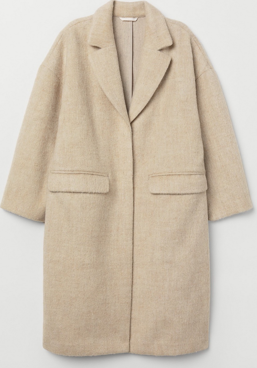 

Пальто H&M 0684080-8  Бежевое, Пальто H&M 0684080-8 42 Бежевое