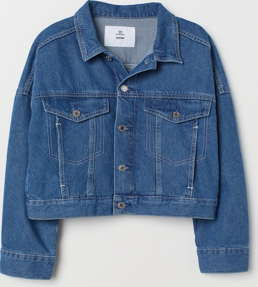 

Куртка джинсовая H&M 0721365-9 XXS Синяя