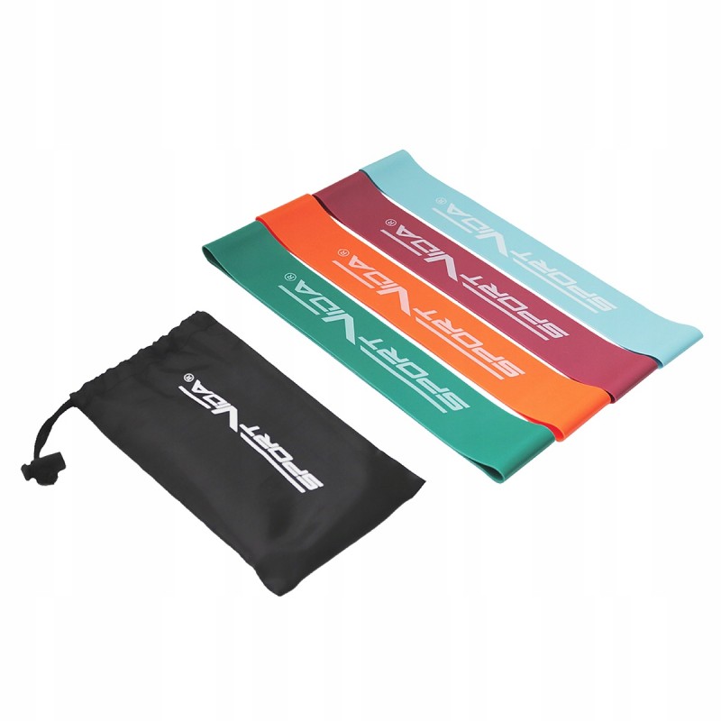 

Лента сопротивления SportVida Mini Power Band 4 шт 0-20 кг, код: SV-HK0205