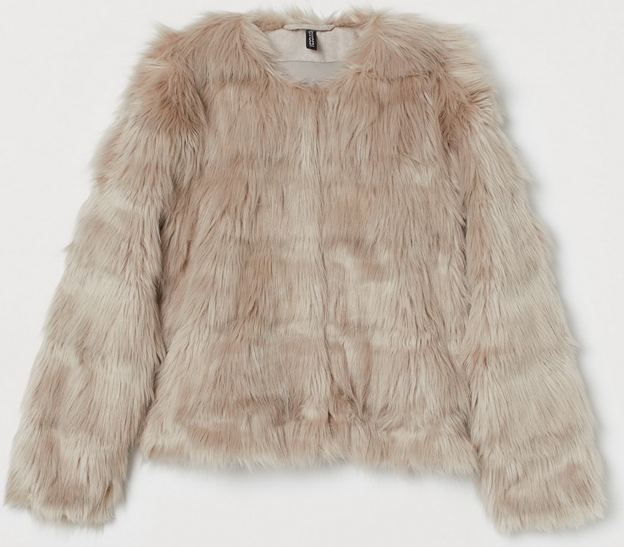 

Полушубок H&M 0770607-0 L Бежевый