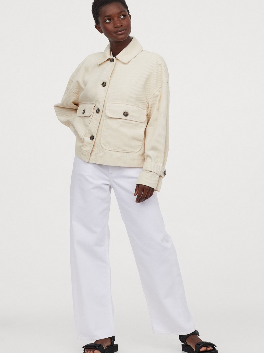 

Куртка H&M 0854004-1 M Бежевая