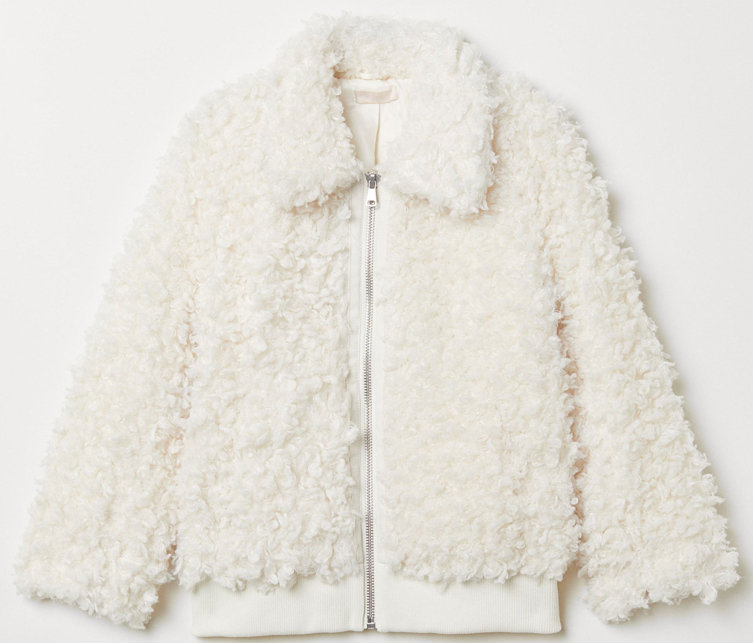 

Эко полушубок H&M 6799778 34 Белая