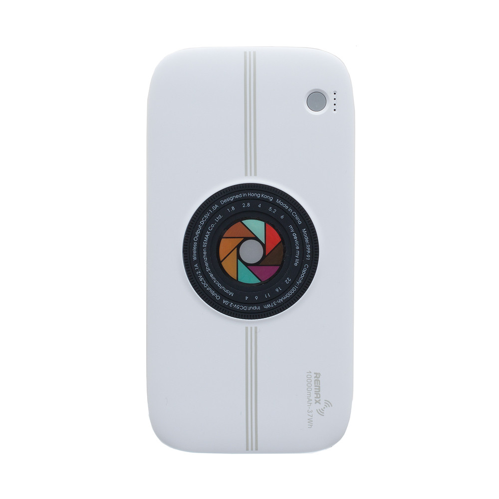 

Портативное зарядное устройство (Беспр. зар.) REMAX Power Bank Wireless Series RPP-91 10000 mAh White