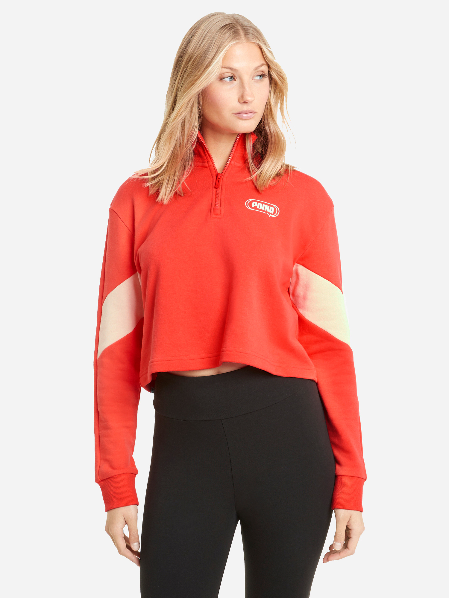 

Толстовка Puma Rebel Half-Zip Crew 58575523 XL Poppy Red