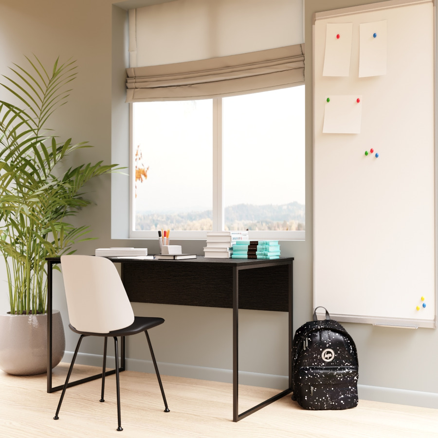 

Письменный стол Fenster Универ 2 Чёрный 74x80x50
