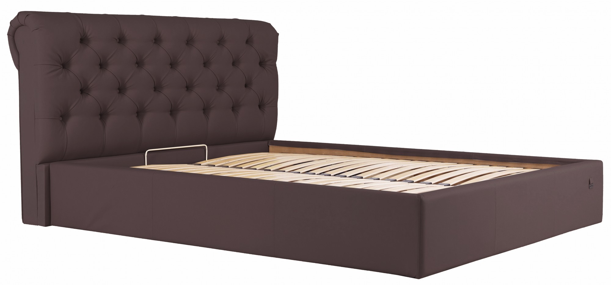 

Кровать Двуспальная London Comfort 160 х 190 см Fly 2231 С подъемным механизмом и нишей для белья Темно-коричневая