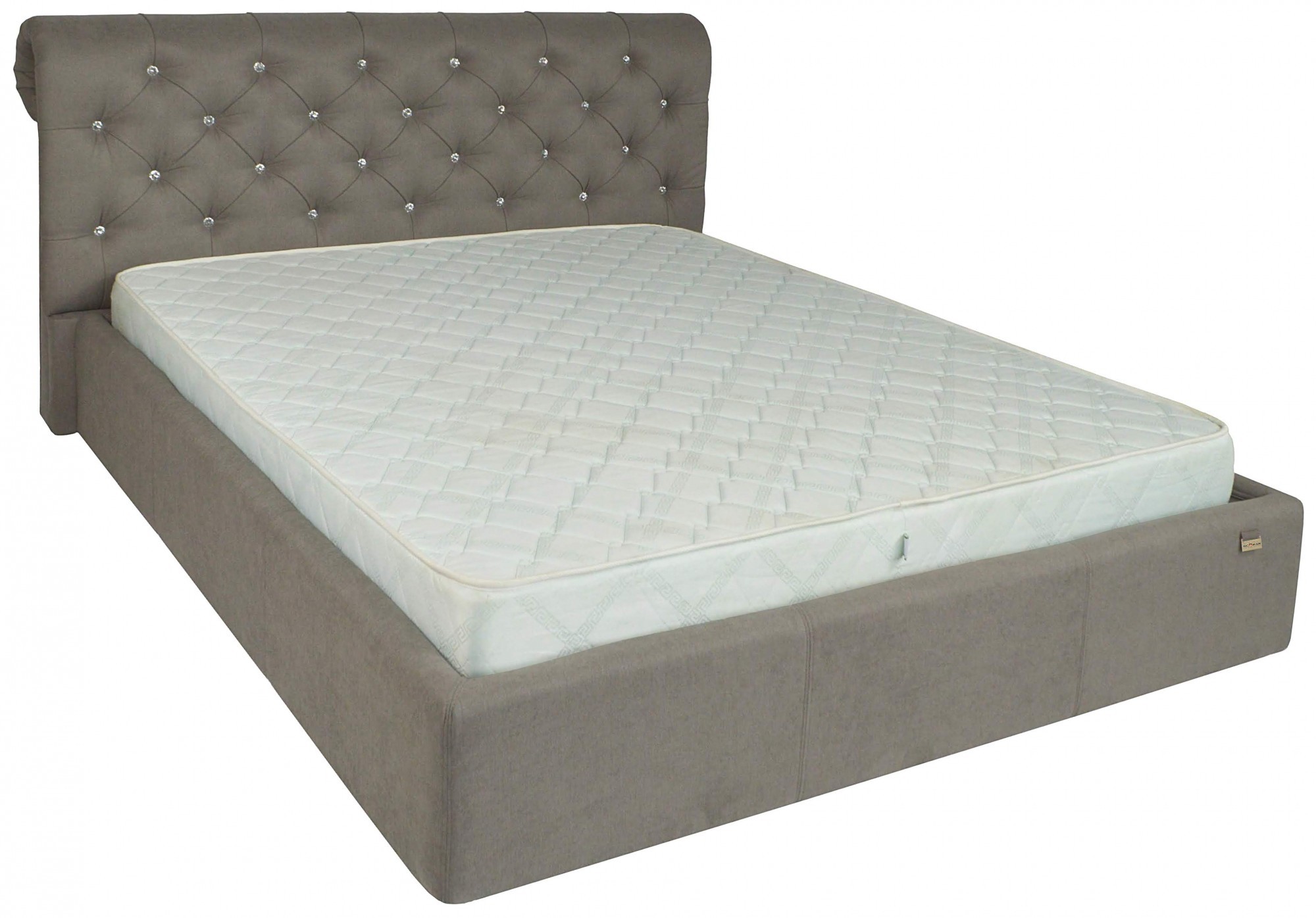 

Кровать Двуспальная London Standart 180 х 200 см Fibril 12 C1 Серая