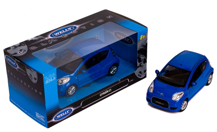 

Модель машинки CITROEN C1 Welly 1:24 (24010W)