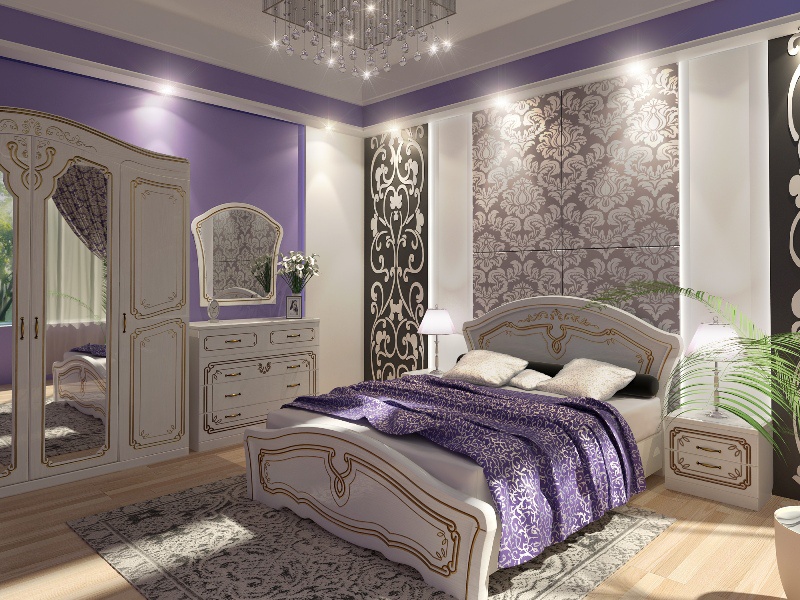 

Двуспальная кровать Неман Альба 180*200 Белый сурмат