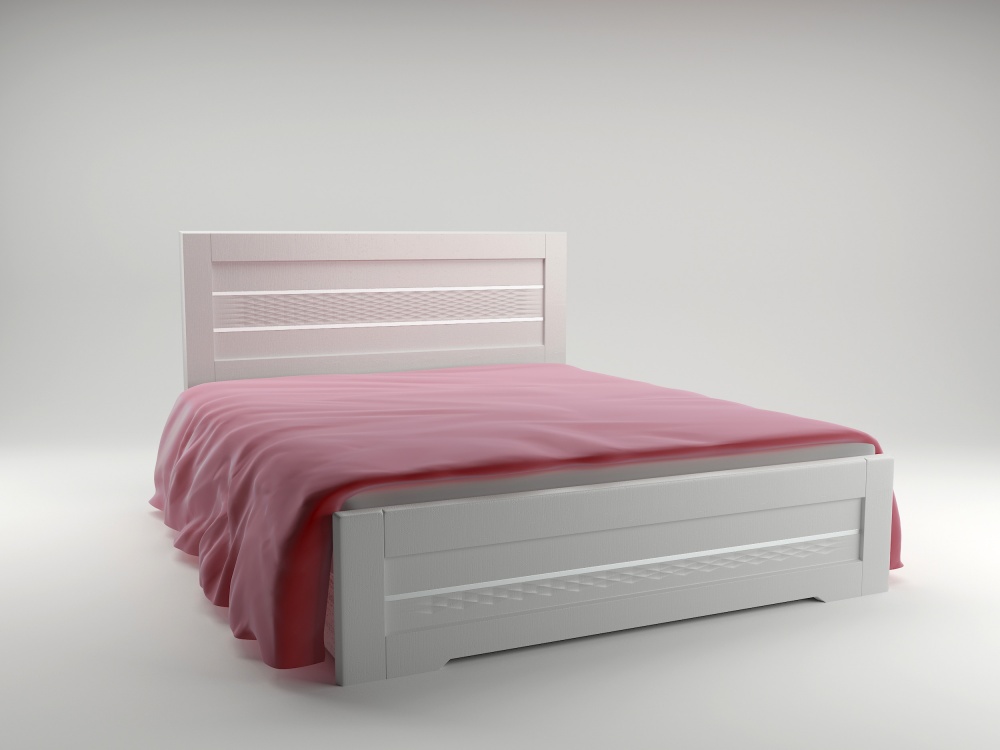 

Двуспальная кровать Неман Соломия 180*200 Белый