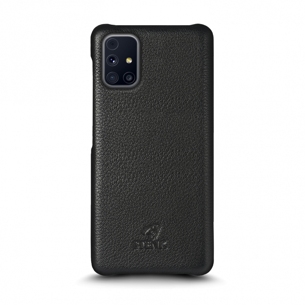 

Кожаная накладка Stenk Cover для Samsung Galaxy M31s Чёрная