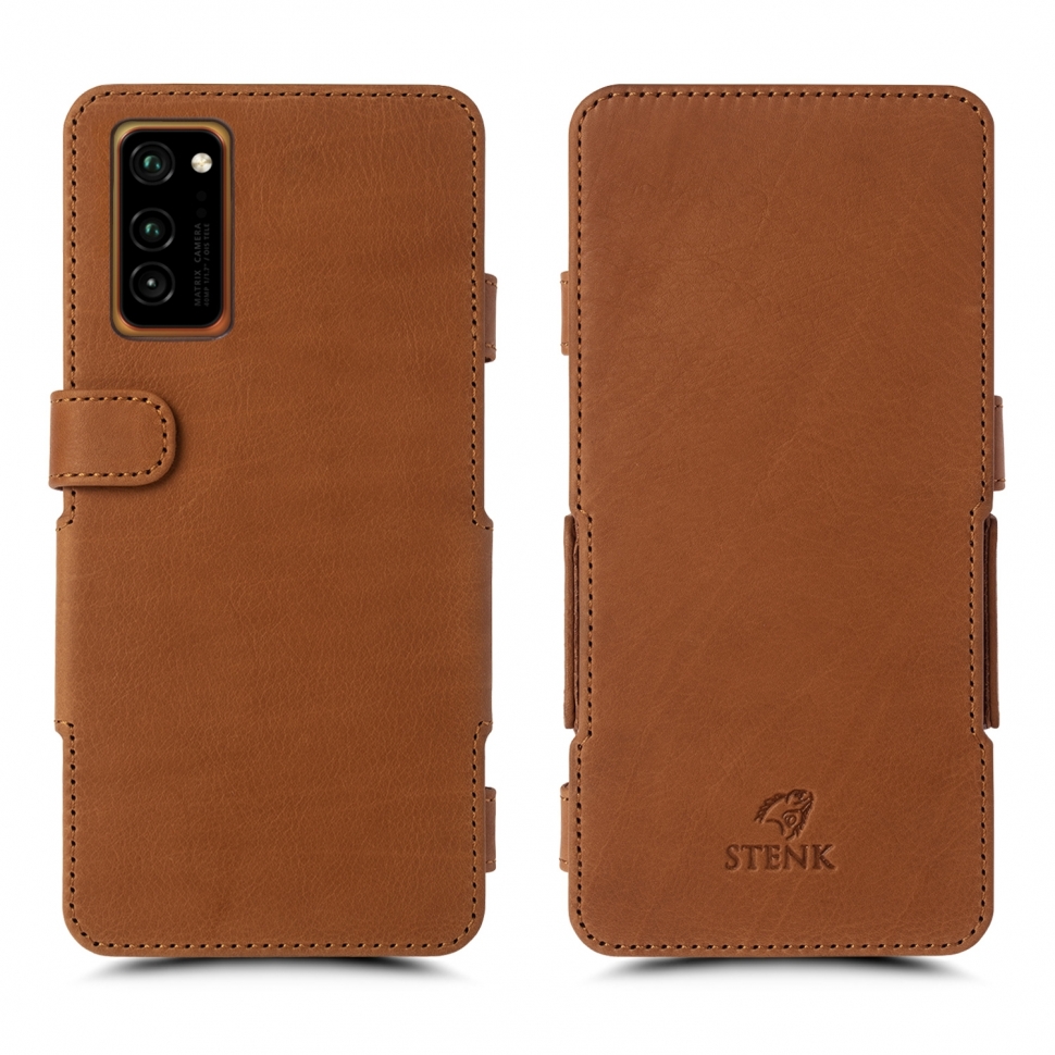 

Чехол книжка Stenk Prime для Huawei Honor View 30 Camel