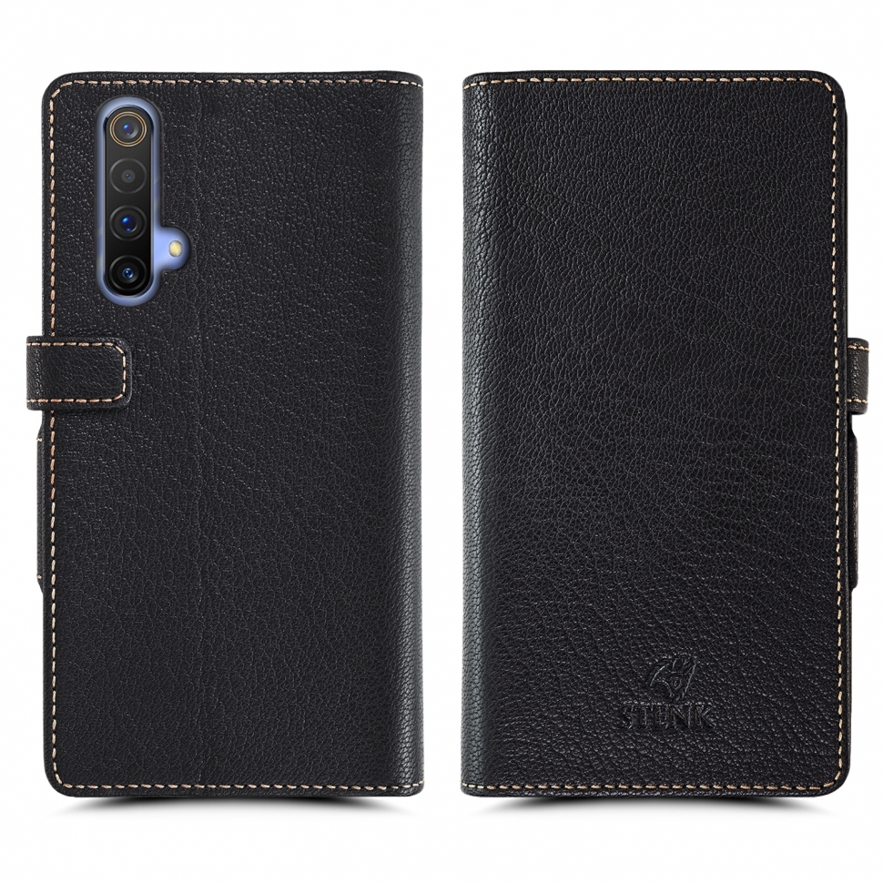 

Чехол книжка Stenk Wallet для Realme X50 5G Черный