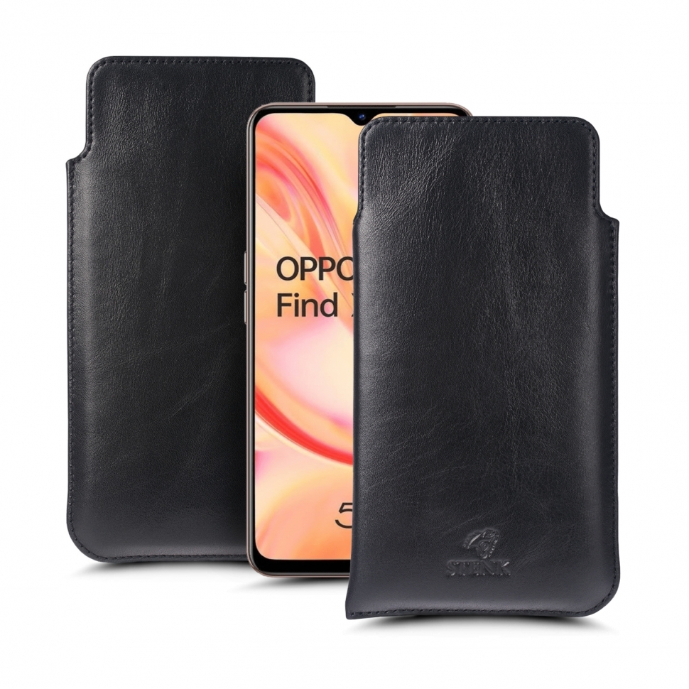 

Футляр Stenk Elegance для OPPO Find X2 Lite Чёрный