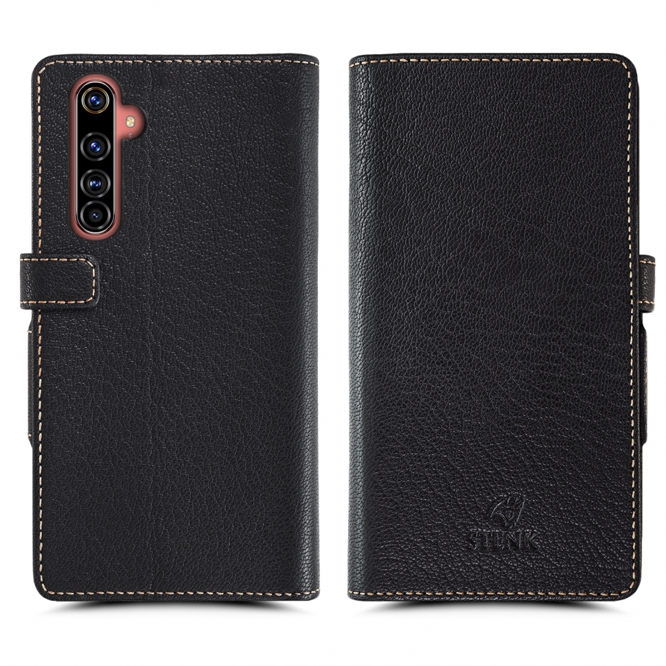 

Чехол книжка Stenk Wallet для Realme X50 Pro 5G Черный