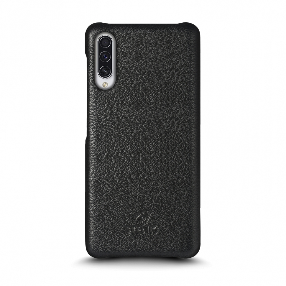 

Кожаная накладка Stenk Cover для Samsung Galaxy A50s Чёрная