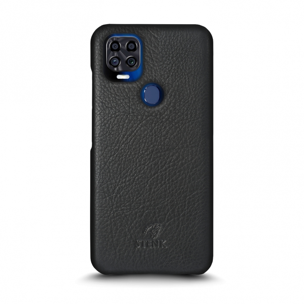 

Кожаная накладка Stenk Cover для ZTE Blade V2020 Чёрная