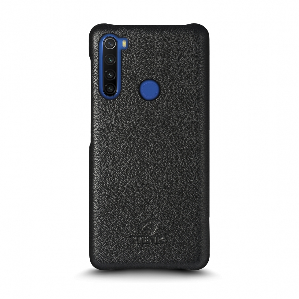 

Кожаная накладка Stenk Cover для Xiaomi Redmi Note 8 Чёрная