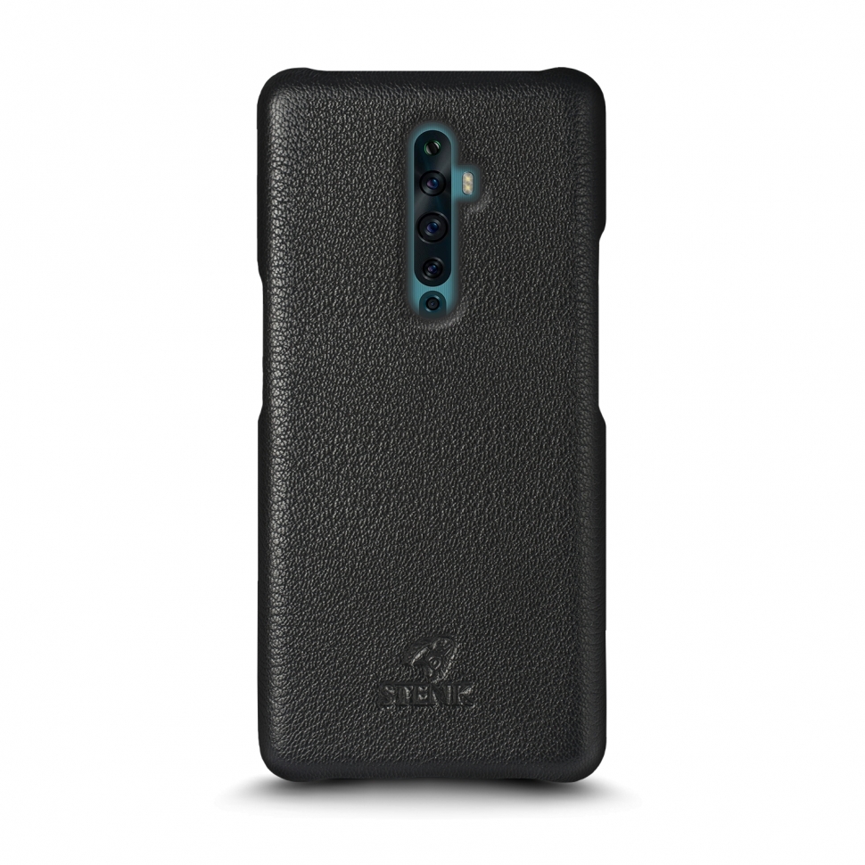 

Кожаная накладка Stenk Cover для OPPO Reno2 F Чёрная