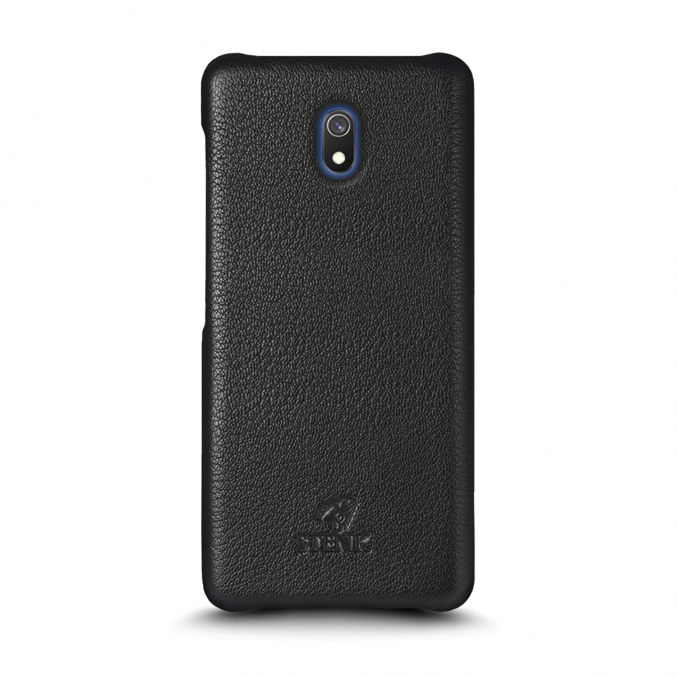 

Кожаная накладка Stenk Cover для Xiaomi Redmi 8A Чёрная
