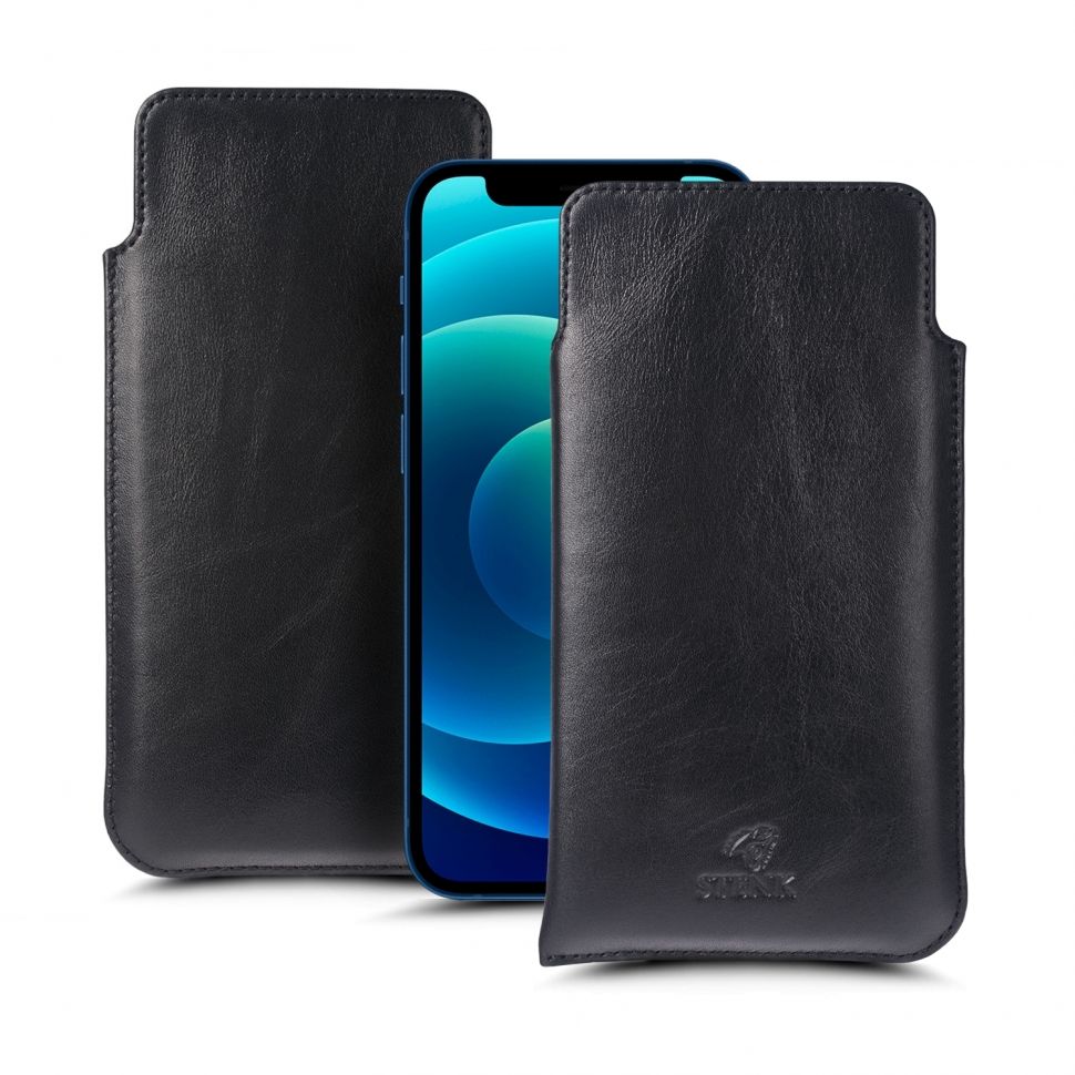 

Футляр Stenk Elegance для Apple iPhone 12 Чёрный