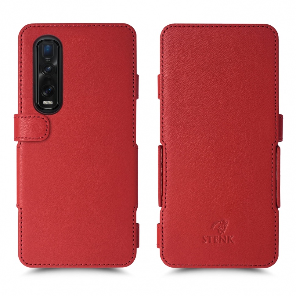 

Чехол книжка Stenk Prime для OPPO Find X2 Pro Красный