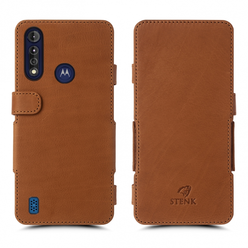 

Чехол книжка Stenk Prime для Motorola Moto G8 Power Lite Camel