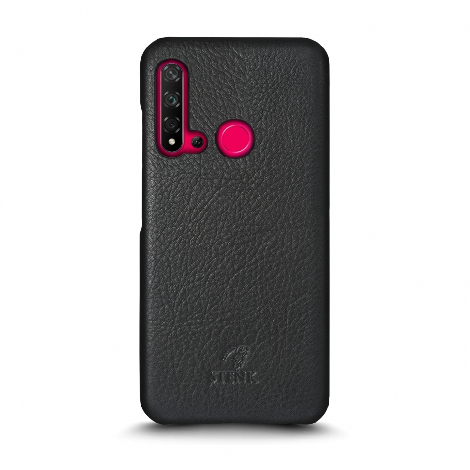 

Кожаная накладка Stenk Cover для HuaWei P20 Lite (2019) Чёрная