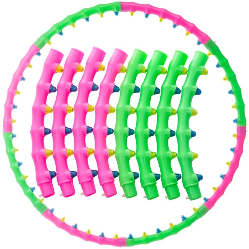 

Обруч массажный FitGo Hula Hoop Double Grace Magnetic 1000 мм, код: JS-6005