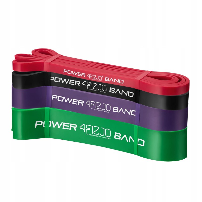 

Еспандер-петля (резинка для фітнесу і спорту) 4Fizjo Power Band 4 шт 6-36 кг 4FJ0063, код: 4FJ0063