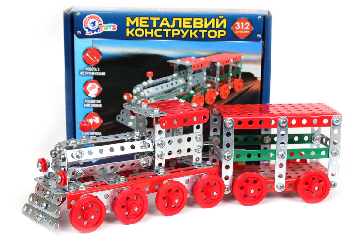 

Конструктор металлический Технок "Поезд" (4814)