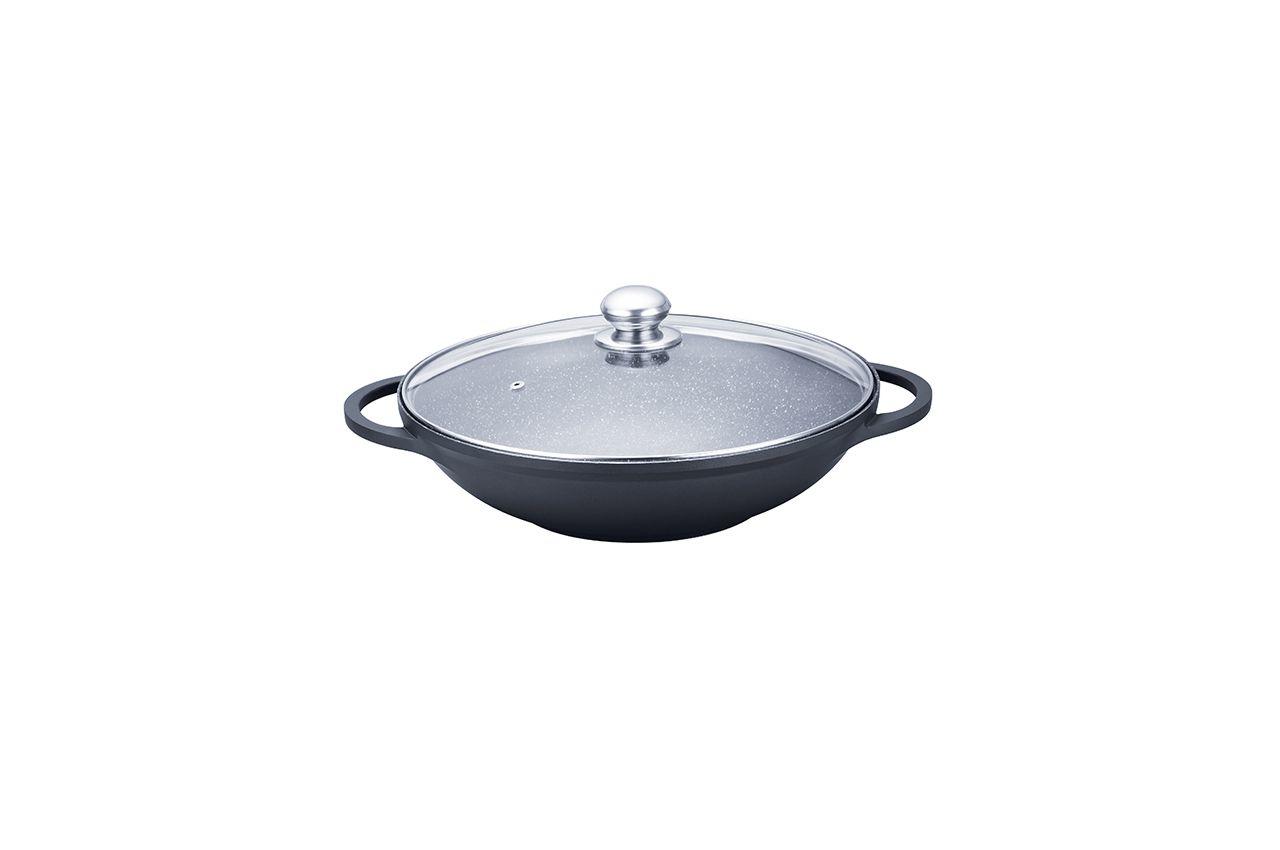 

Сковорода Maestro WOK 320 мм с крышкой, антипригарное покрытие (MR-4832) 4089906