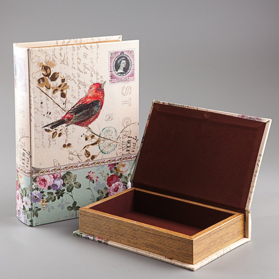 

Книга в виде шкатулки Птицы 21х30х7 см Veronese AL45668