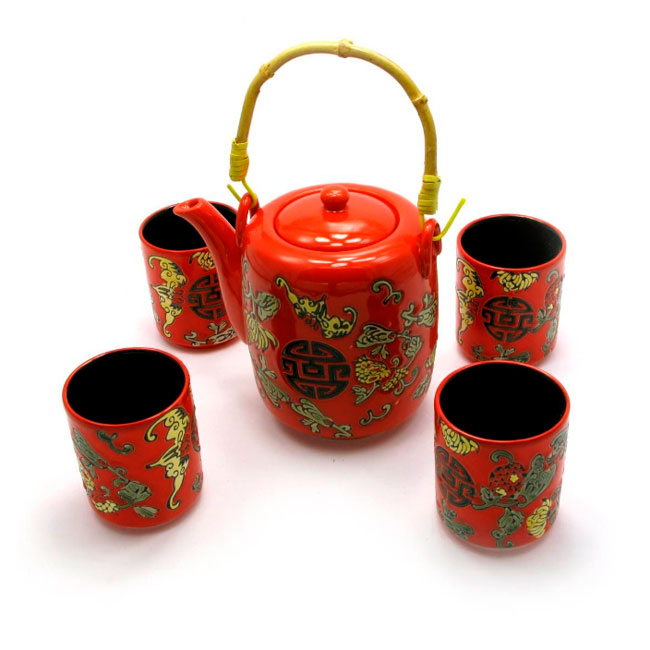 

Сервиз чайный в восточном стиле Red Black Sabefet T-FX31341