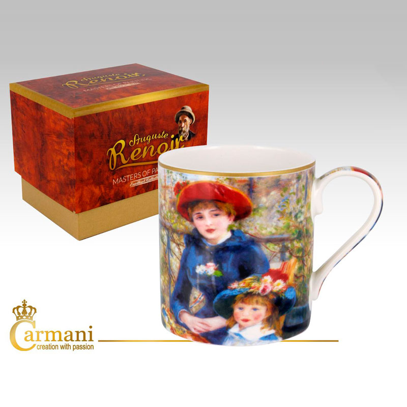 

Фарфоровая кружка Две сестры О.Ренуар Carmani T-SS32122