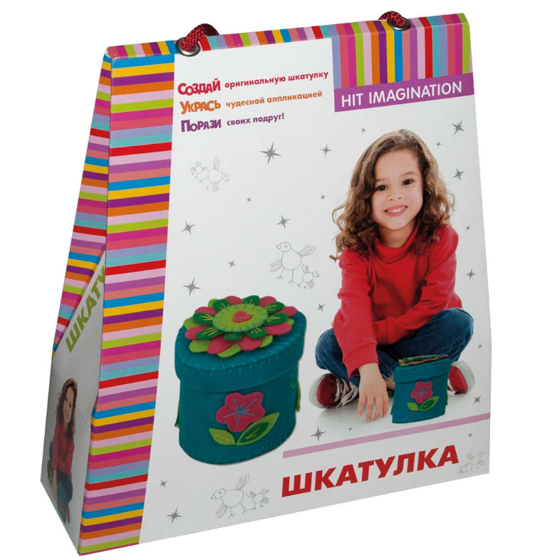 

Набор для детского творчества Шкатулка Hit Imagination 103221