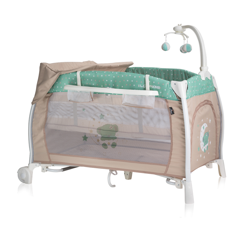 

Манеж I`LOUNGE 2L ROCKER green/beige moon bear Bertoni/Lorelli BMK75260