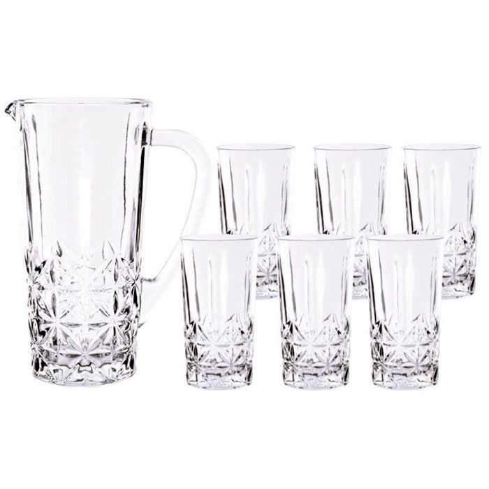 

Набор Snowflake с кувшином для сока и воды LeGlass AL31243