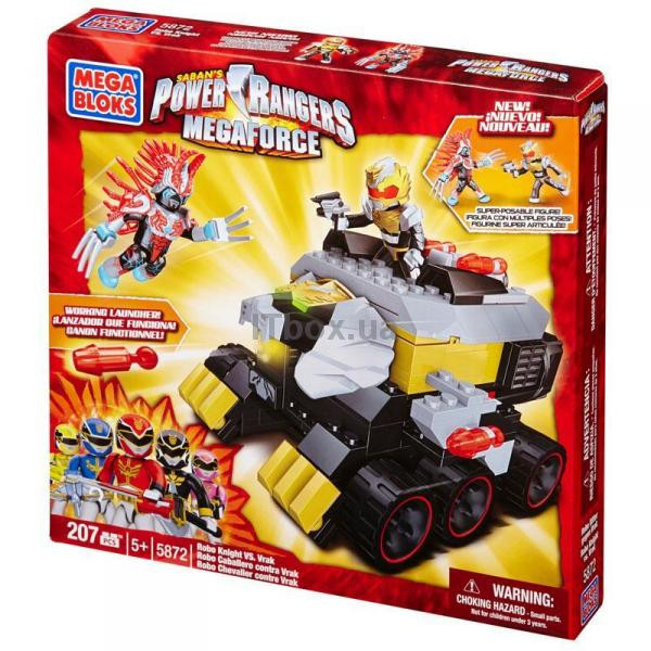 

Конструктор Power Rangers Megaforce Поединок Король роботов и Врак Mega Bloks IR33532