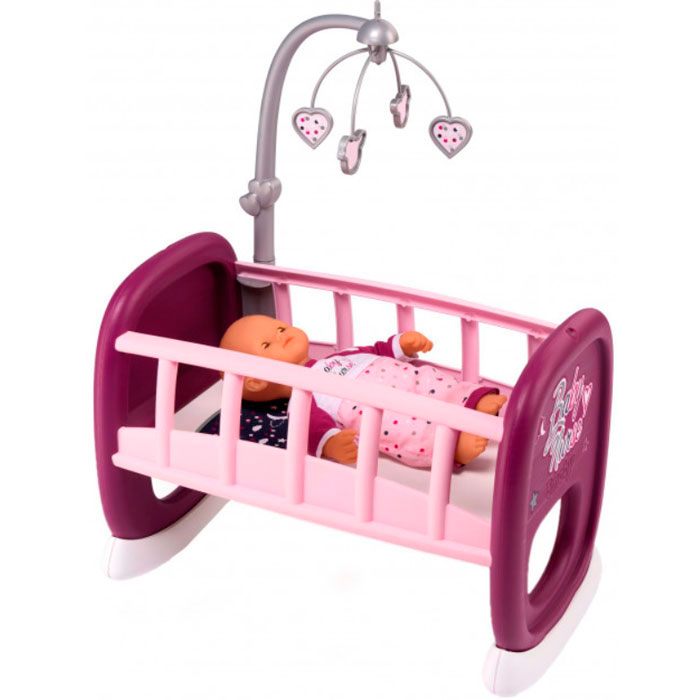 

Колыбель для пупса с мобилем Baby Nurse Smoby OL32446