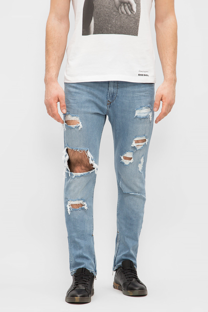 

Мужские голубые джинсы DEEPZIP Diesel 34-32 00SAMF 084NU