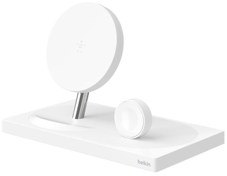 

Беспроводное зарядное устройство Belkin 2-in-1 Wireless Pad/Stand/Apple Watch, white