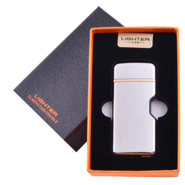 

Электрическая USB Зажигалка, Белый Цвет, Подарочная