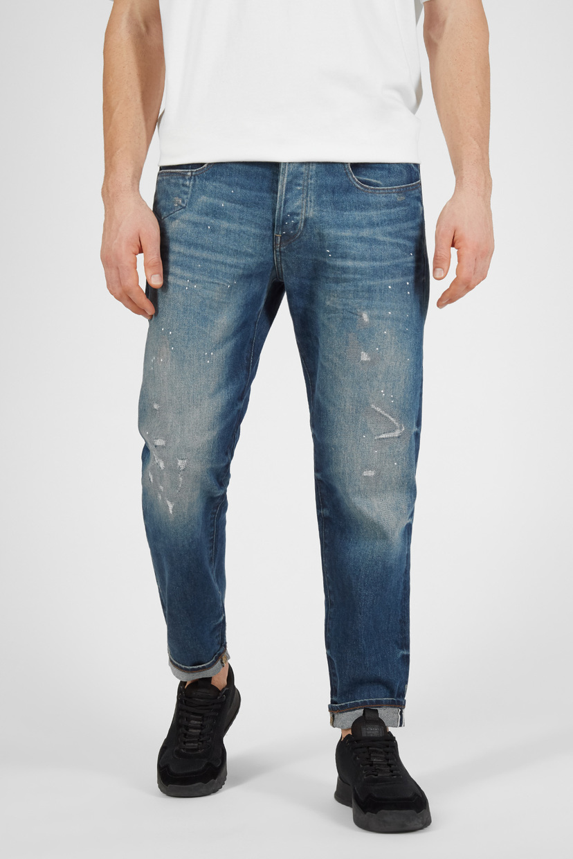 

Мужские синие джинсы Morry 3D relaxed tapered G-Star RAW  D15386,B454, Мужские синие джинсы Morry 3D relaxed tapered G-Star RAW 31-32 D15386,B454