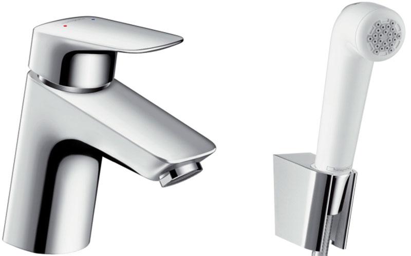 

Змішувач для умивальника Hansgrohe Logis 100 з гігієнічною лійкою (71290000)