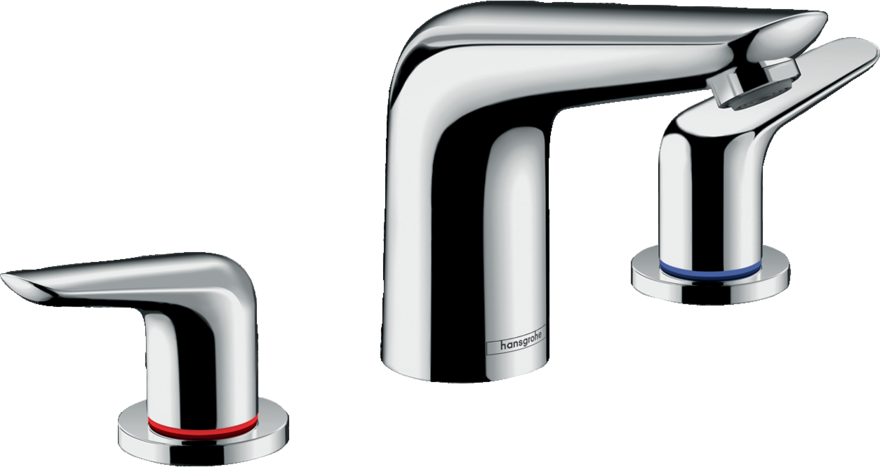 

Змішувач для умивальника Hansgrohe Novus 100 на 3 отвори (71140000)
