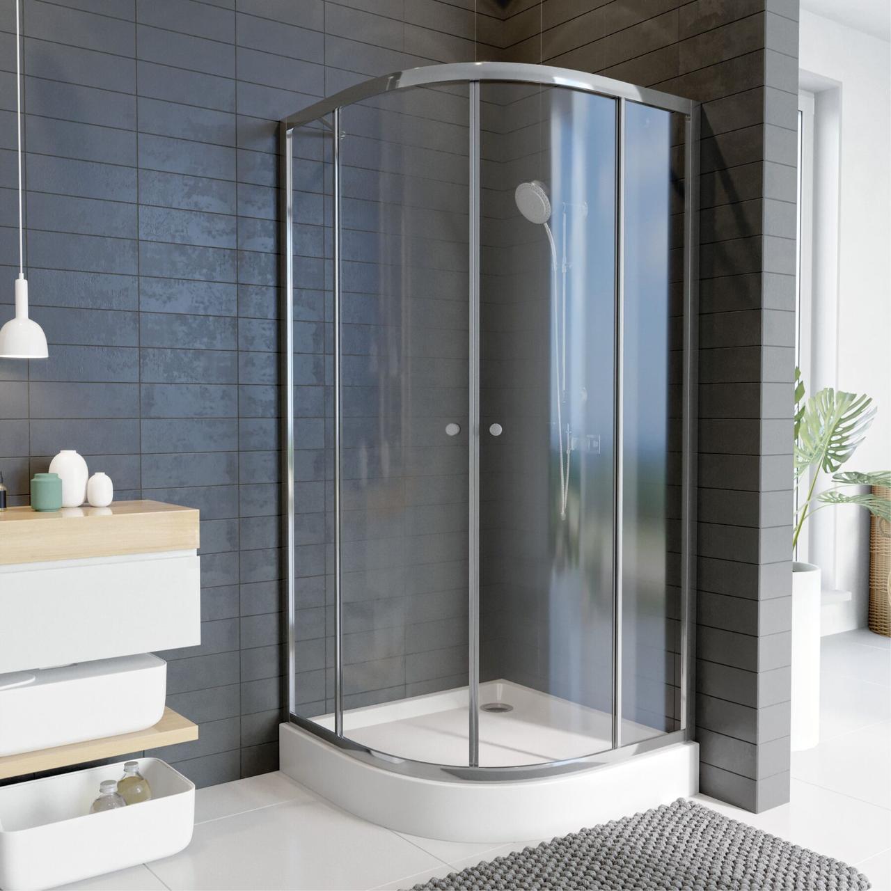 

Душова кабіна Koller pool NF80 800x800x1850 chrome/grape без піддона (58859)