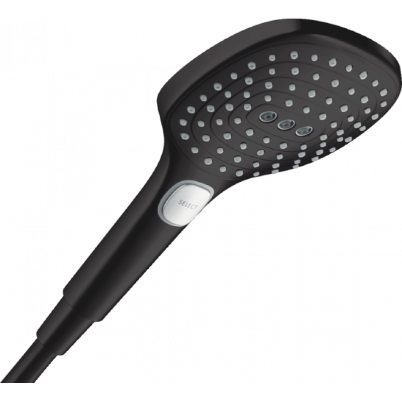 

Лійка для душу Hansgrohe Raindance Select E 120 3jet Matt Black (26520670)