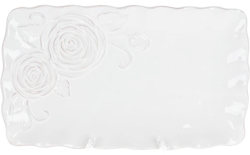 

Блюдо сервировочное Aelita 31.7х18.5х2.8 см прямоугольное, керамика Bona DP41079