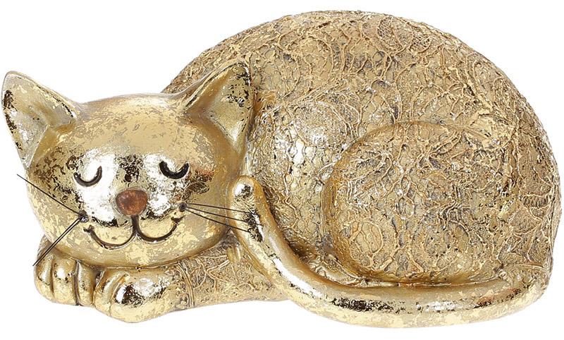 

Статуэтка Спящий Котик Антик Gold 19х10.5х10.5 см, полистоун Bona DP42489